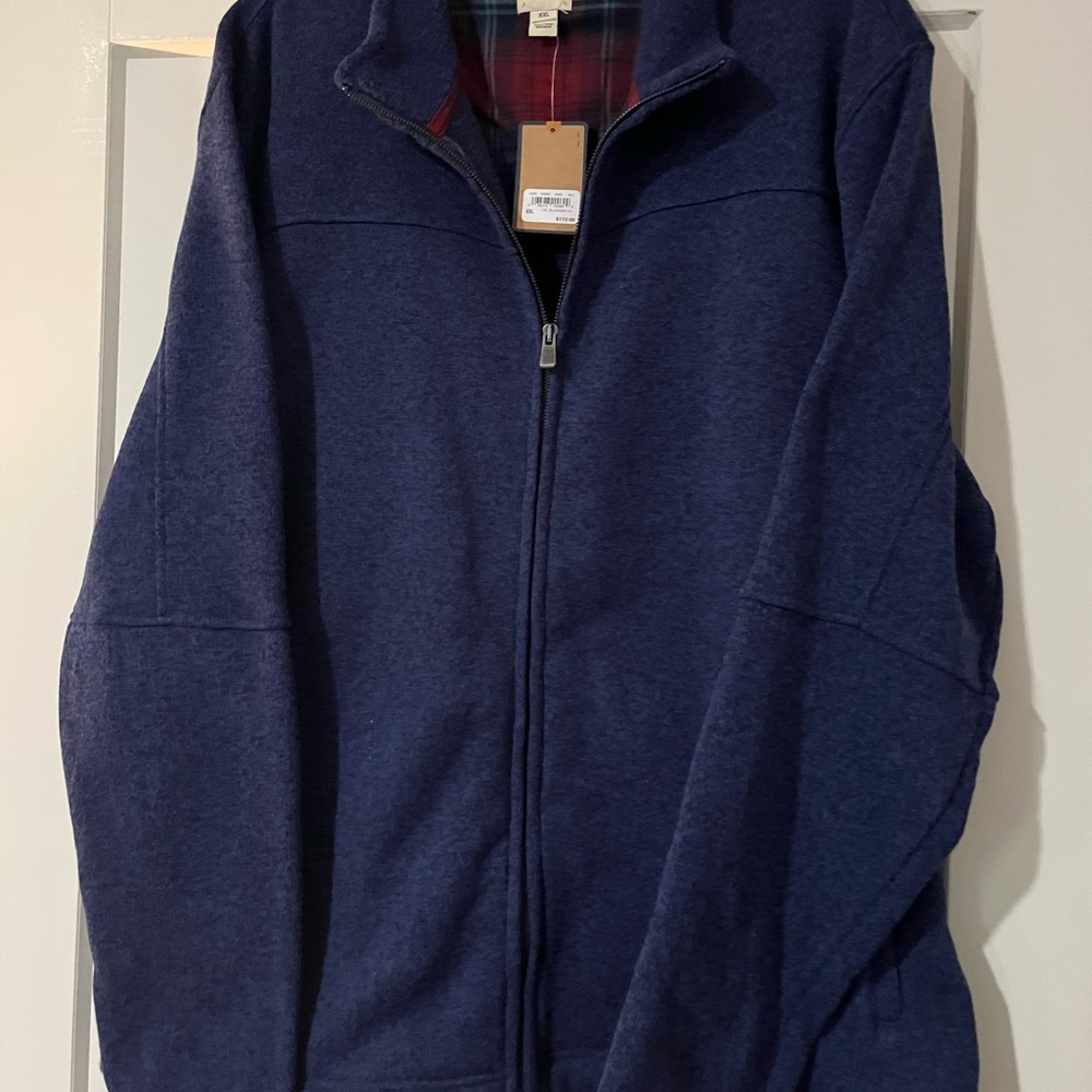 G.H. Bass & Co. Men’s Dark Blue Zip-Up Sweater Size 2XL
